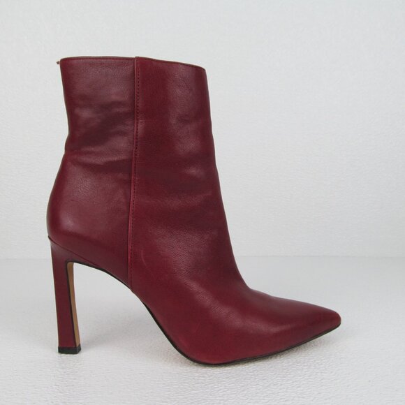 Vince Camuto Sashala Pointed Toe Leather Stiletto Bootie size 7 - Picture 3 of 10